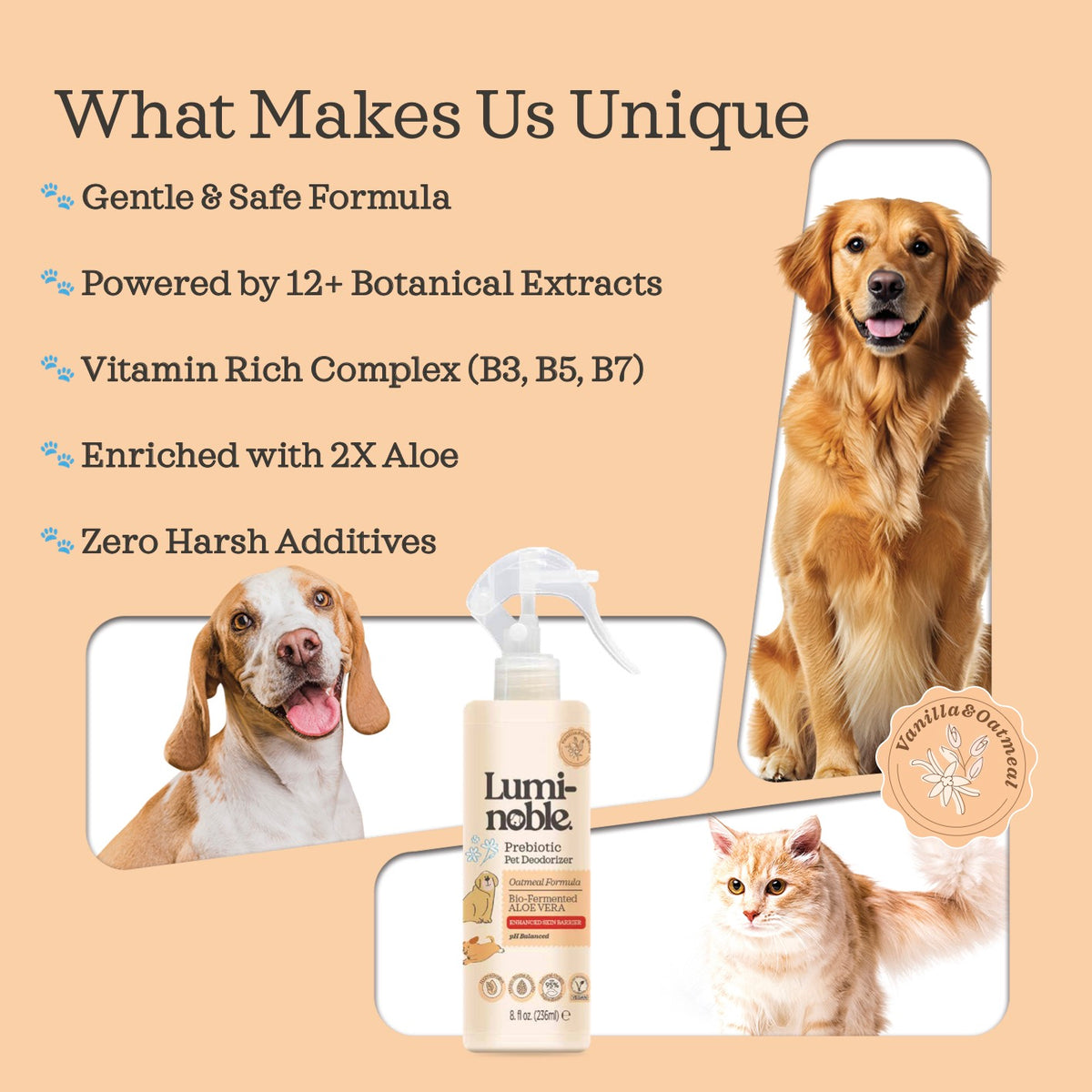 Prebiotic Pet Deodorizer Spray – product photo