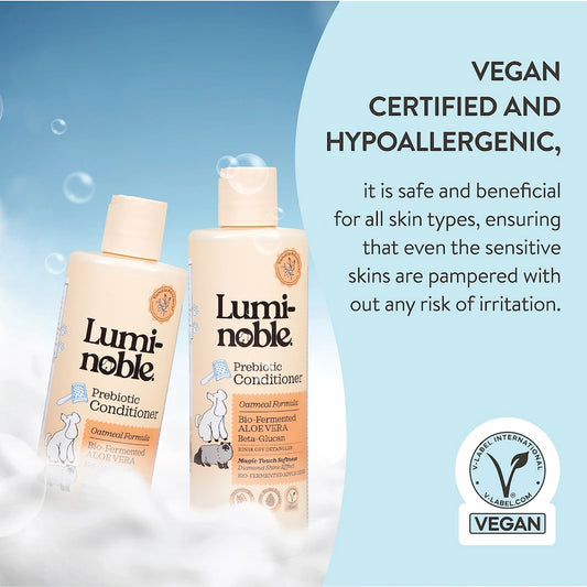 Lumi-noble Fresh Coat Essentials – 4-in-1 Prebiotic Grooming Kit (Dog & Cat)