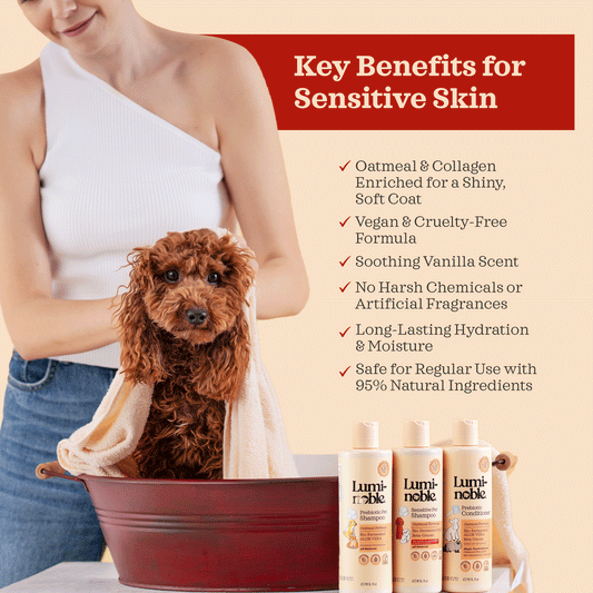 Sensitive Pet Shampoo – key benefits overview