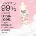 Load image into Gallery viewer, 2in1 Tearless Puppy Shampoo & Conditioner 16 fl.oz, Oatmeal & Collagen Formula, Sensitive Skin Friendly, Alcohol-Free, Moisturizing, Dry & Itchy Skin Relief, pH Balanced, White Musk Scent
