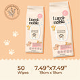 Load image into Gallery viewer, Cleansing Puppy Wipes – Hypoallergenic, Biodegradable | 50 Cotton Wipes
