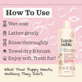 Load image into Gallery viewer, 2in1 Tearless Puppy Shampoo & Conditioner 16 fl.oz, Oatmeal & Collagen Formula, Sensitive Skin Friendly, Alcohol-Free, Moisturizing, Dry & Itchy Skin Relief, pH Balanced, White Musk Scent
