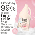 Load image into Gallery viewer, 2in1 Tearless Puppy Shampoo & Conditioner 1 Gallon, Hypoallergenic Oatmeal & Collagen Formula, Sensitive Skin, Alcohol-Free, Moisturizing, Dry & Itchy Skin Relief, pH Balanced, White Musk Scent
